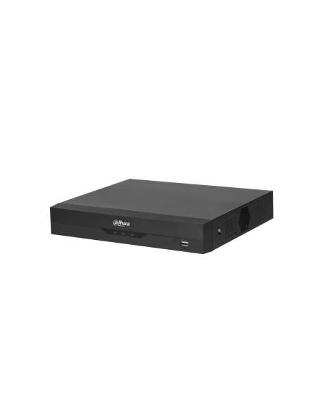 Dahua XVR5104HS-I3 XVR 4 Canali 5MP per Telecamere HDCVI e IP, 1 HDD, 6 Canali telecamere IP, 1 HDMI, 1 VGA, 12V, 2 USB, Nero