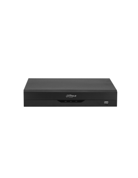 Dahua XVR5104HS-I3 XVR 4 Canali 5MP per Telecamere HDCVI e IP, 1 HDD, 6 Canali telecamere IP, 1 HDMI, 1 VGA, 12V, 2 USB, Nero