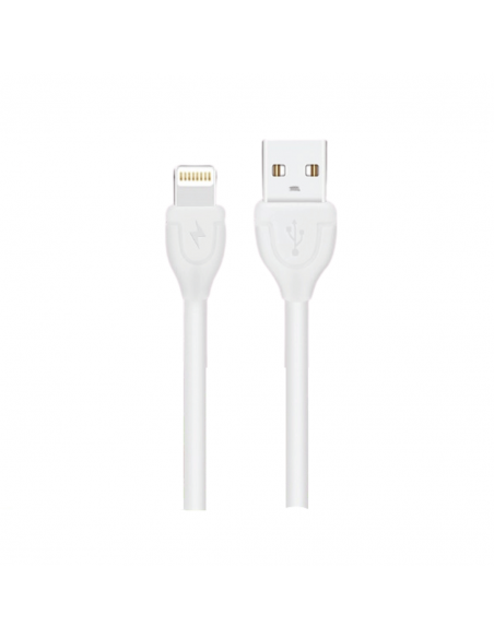Cavo USB iOS Lightning per trasferire dati e ricaricare iPhone e IPad Telecustodia 601-02, Lungo 1 Metro, 1.5A, Bianco, Apple