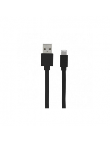 Cavo USB iOS Lightning per trasferire dati e ricaricare iPhone e IPad Telecustodia 601-03, Lungo 1 Metro, 1.5A, Nero, Apple