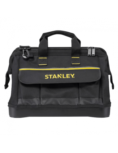 Stanley 1-96-183 Borsa Porta utensili 28x34x45 cm, Tracolla regolabile, Tasche interne ed esterne, Base Rigida: Coppolav.it