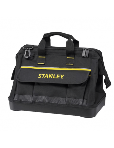 Stanley 1-96-183 Borsa Porta utensili 28x34x45 cm, Tracolla regolabile, Tasche interne ed esterne, Base Rigida: Coppolav.it