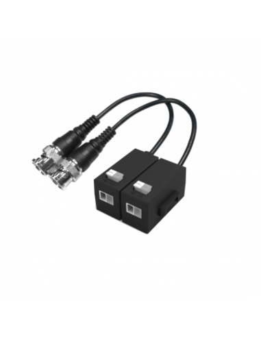 Dahua PFM800-E Coppia Balun HDCVI Full HD per cavo LAN UTP Cat. 5E/6, Connettori BNC Femmina, Non necessità di alimentazione