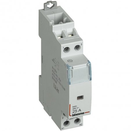 Bticino FT1A2N230 Contattore 25A Modulare, 2 NO, 1 Modulo DIN, IP20