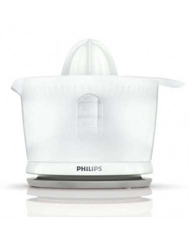 Philips HR2738 Spremiagrumi elettrico con recipiente da 500 ml, 25W, Vano avvolgicavo, Design compatto, Componenti lavabili