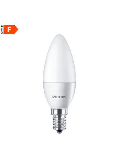 Philips CORECAN40840 Lampada LED E14 6W Luce naturale, Resa 40W, 520 Lumen, 4000K, Oliva