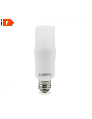 Lampo CO15WBN Lampada LED E27 12W Luce naturale, 1200 Lumen, Tubolare allungata, 4000K, Apertura luce 220 Gradi