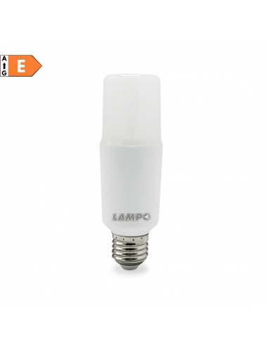 Lampo CO11WBN Lampada LED E27 9W Luce naturale, 1000 Lumen, Tubolare allungata, 4000K, Apertura luce 220 Gradi