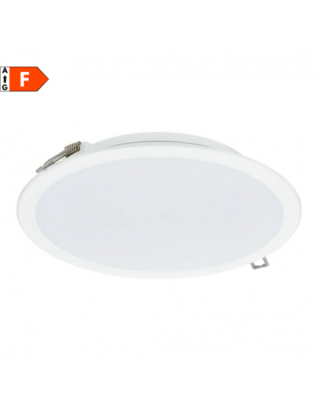 Philips DN065B LED10S/830 Faro 11W LED Luce Calda, 930 Lumen, Sottile 34 mm, Bianco, IP20