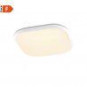 Plafoniera LED dimmerabile quadrata 18W Philips Cavanal, Luce calda 2700K, 1500 Lumen, 30x30, Bianca