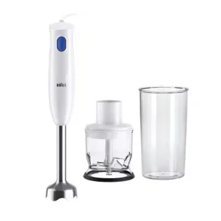 Braun MQ10.201M MultiQuick 1 Frullatore Immersione Tritatutto 350 ml, 450W, 1 velocità