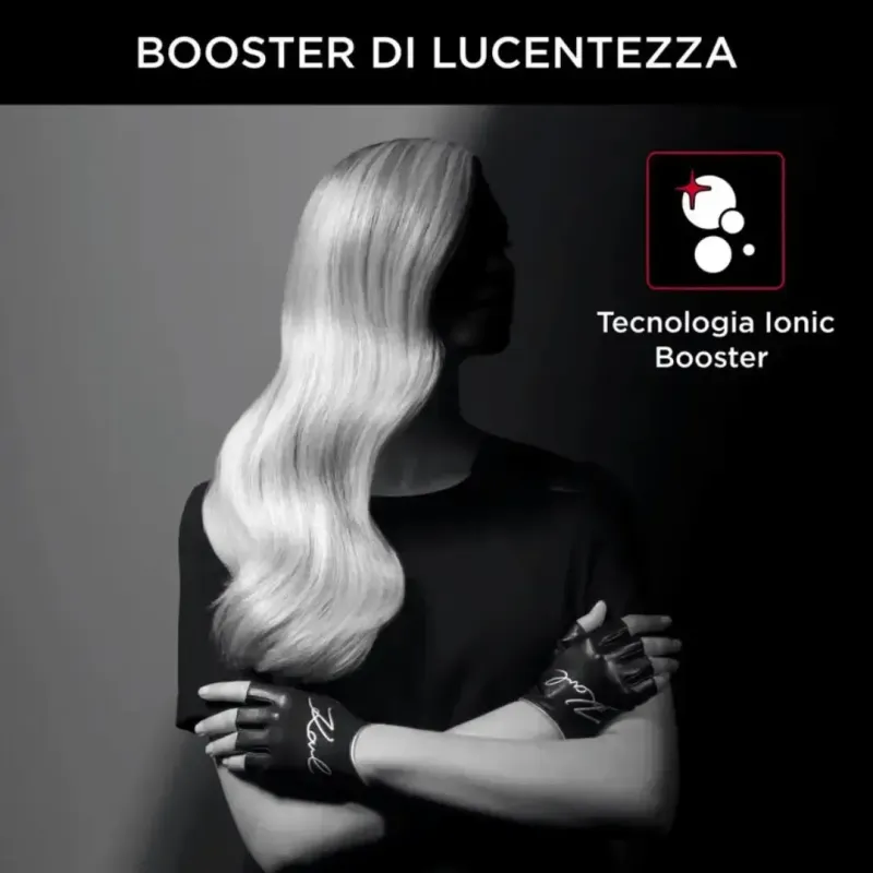 Rowenta x Karl Lagerfeld CV591L Asciugacapelli con diffusore, 3 temperature, Thermo Control, 2300W