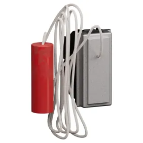 Bticino Living Now KS4033 Pulsante a tirante Steel, 250V AC, 1 Modulo, 10A, 1P (NO) e 1P (NC), MADE IN ITALY