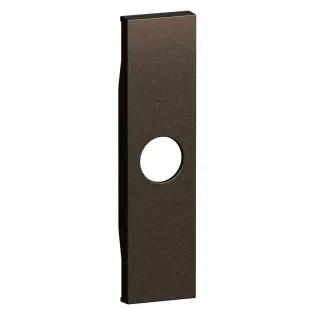 Bticino Living Now KB08 Cover Bronze per presa TV e falso polo con foro, 1 posto, MADE IN ITALY