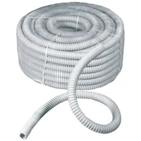 FAEG FG17025 Guaina spiralata Diametro 25 mm, Flessibile, PVC Grigio RAL 7035, Matassa 30 metri