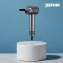 Zephir ZHB4002 Asciugacapelli ultrasonico con Display, Ionizzatore, Becco e diffusore magnetici, Motore Brushless, 1800W