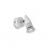 Faretto spot da parete orientabile Ideal Lux Alfa AP1 Bianco, 1 GU10, Struttura in metallo, Moderno: Coppolav.it