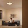 Plafoniera LED dimmerabile quadrata 18W Philips Cavanal, Luce calda 2700K, 1500 Lumen, 30x30, Bianca: Coppolav.it Plafoniera