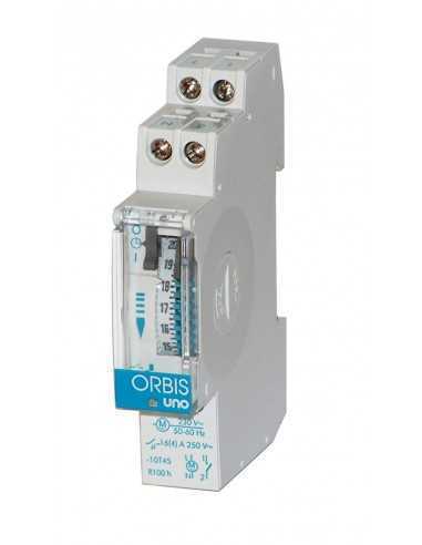 Interruttore orario analogico da quadro elettromeccanico Orbis UNO QRD OB400232