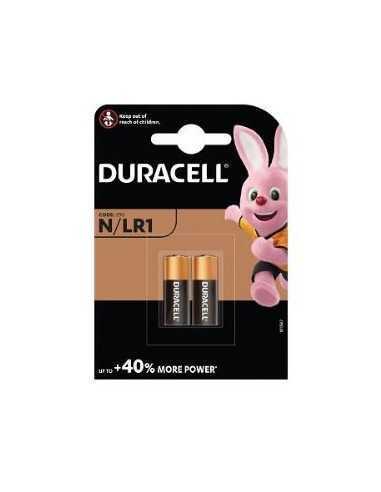 Batterie alcaline N/LR1 Duracell Plus MN9100 a Lunga durata, Batterie specialistiche, Blister 2 Pezzi: Coppolav.it