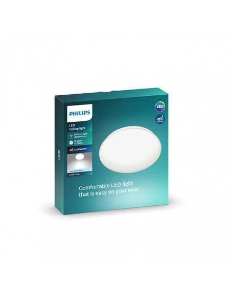 Plafoniera LED moderna e semplice bianca 10W Philips 9150057783, Luce naturale 4000K, 1100 lumen, 25 cm, 5 anni di garanzia