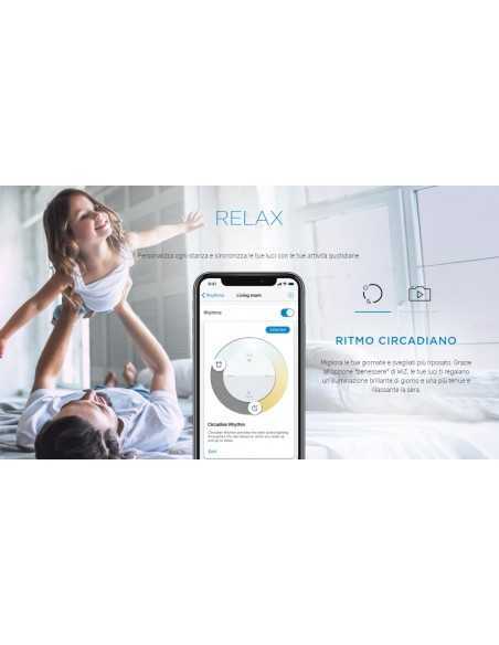 Philips Signify Wiz Connected Lampadina WiFi Smart GU10 5W Luce Calda-Bianca, 345 Lumen, App o Controllo Vocale, Dimmerabile