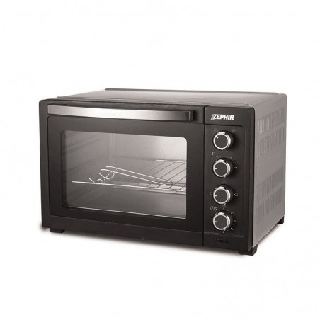 Forno elettrico 42 litri con ventilazione interna e selettore di cottura e temperatura Zephir ZHC42S, Timer 60 minuti, 1600W