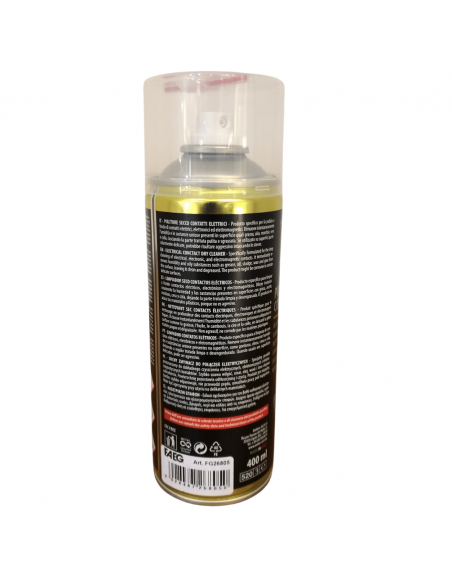 Spray pulitore secco per contatti elettrici, elettronici, elettromagnetici Ambrosol FAEG FG26805, Rimuove umidità, MADE IN ITALY