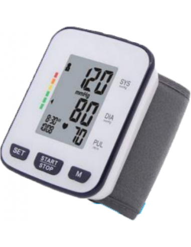 Misuratore di pressione da polso digitale con ampio display Zephir DBP2141, 0-300 mmHg, Pulsazioni 30-180 Minuto, Batteria 2xAAA