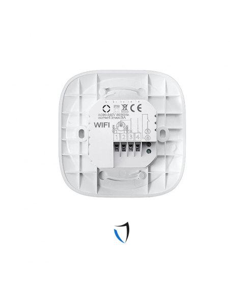Cronotermostato WiFi Smart con App Tuya per il controllo remoto Ra.El.Con. Sidium 710028, Ampio display, 5-35°C, Per interni
