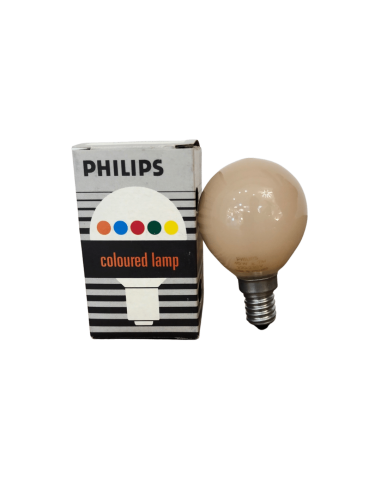 Lampada Incandescenza E14 40W Sfera Philips Flame MADE IN HOLLAND, Lampadina colorata, Luce solare: Coppolav.it